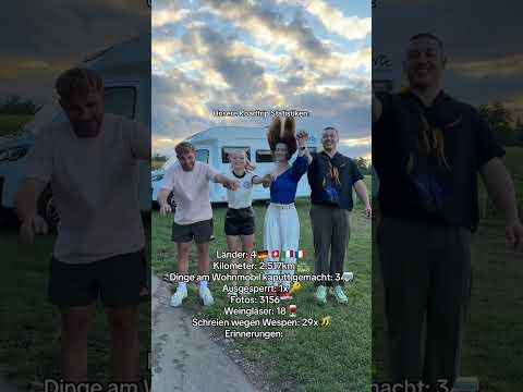 Unsere Roadtrip Statistiken 😌 #roadtrip #wohnmobil #urlaub