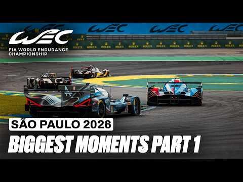 Biggest Moments from São Paulo 2026 - Part 1 | Rolex 6 Hours of São Paulo 2026 | FIA WEC