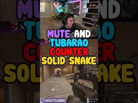 SOLID SNAKES BIGGEST COUNTERS (SIEGE SCHOOL) #shorts