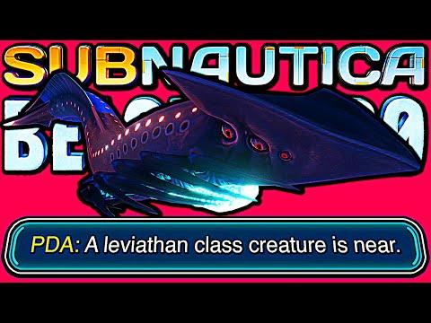 First Encounter With A Shadow Leviathan in Subnautica: Below Zero