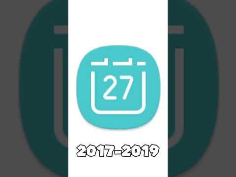 Android/Samsung Calendar Logo Evolution Historical Logos #shorts #android #samsung #technology