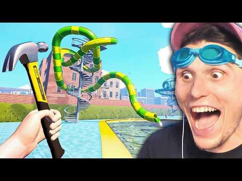 Wir bauen die XXXXL-RUTSCHE | Wasserpark Simulator