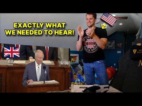 American reacts to King Charles III addresses USA Congress