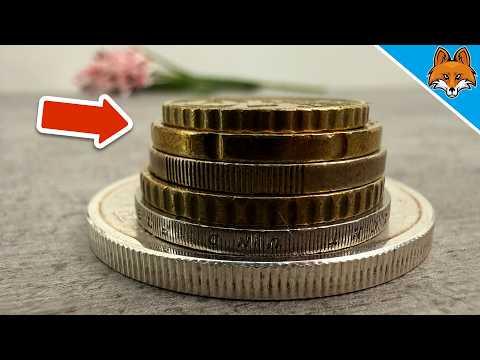 Fast NIEMAND kennt den Grund für die Riffeln am Kleingeld Rand🤯💥