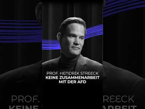 Keine Zusammenarbeit mit der AFD. Hendrik Streeck zu Gast bei Ulrike Herrmann
