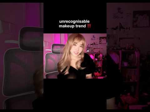 I bought a wig so this calls for a TikTok makeup trend 😼