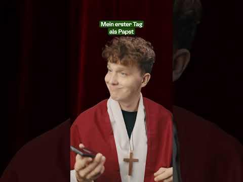 Mein erster Tag als Papst