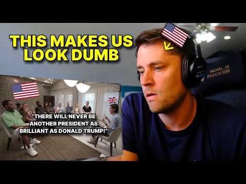 American reacts to VERY embarrassing interview of Trump Supporters by British News