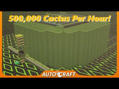 Making One Of The Largest Cactus Farms In Minecraft! (AutoCraft ep. 127)