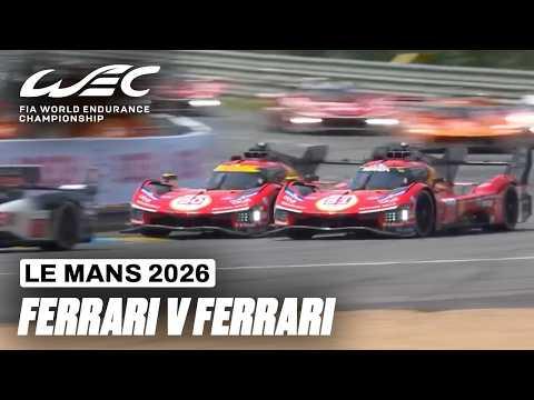 Ferrari v Ferrari | 24 Hours of Le Mans 2026 | FIA WEC