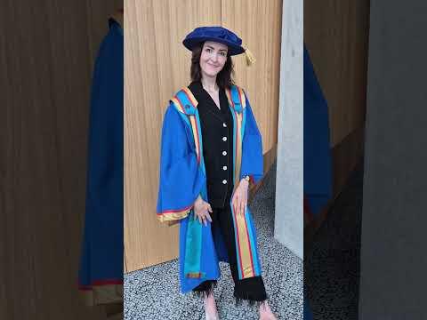 I wore pyjamas to my PhD graduation #shorts