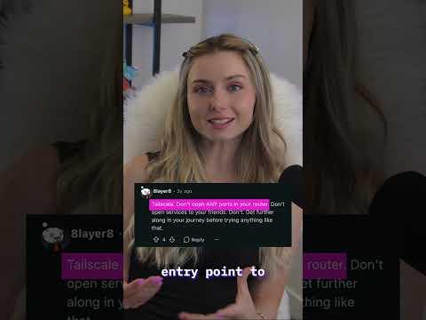 nobody is using port forwarding anymore (it's for the best) ft. @Tailscale