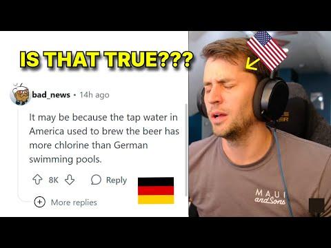 "Why does American beer give me a headache but German beer doesn't?"
