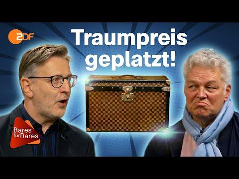 Schätzung gnadenlos: Luxuskoffer von Louis Vuitton geht in Expertise baden | Bares für Rares