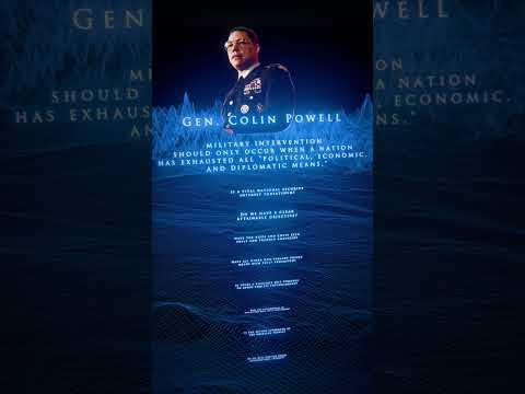 The Powell Doctrine: General Colin Powell's Rules for Military Intervention