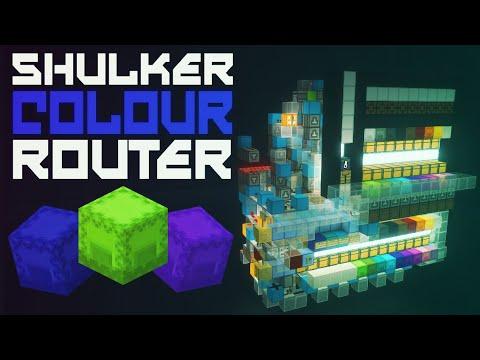 MineWave Shulker Box Color Router Showcase