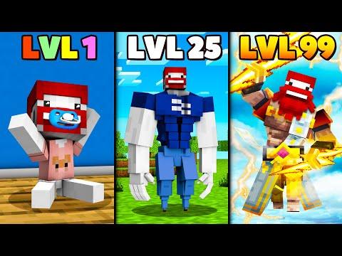 Entwicklung eines Minecraft Spielers (Benx Baby zu Gigachad)