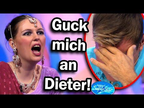 Verrückte Frau singt auf INDISCH.. - Bohlen FASSUNGSLOS