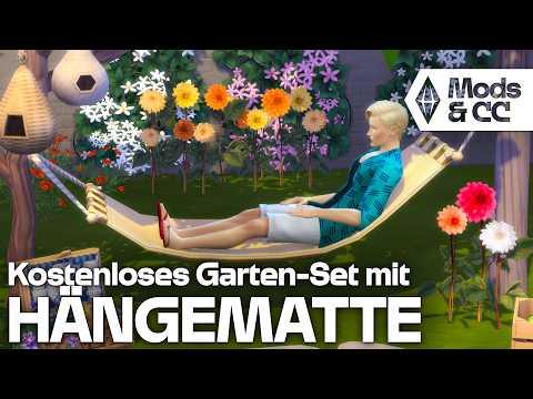 Hängematte Garten Set 😍 Die Sims 4 CC Pack Vorstellung
