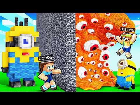 I Cheated With MINIONS AND MONSTERS In Minecraft Build Battle!