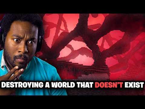 The BEST Minecraft Horror Story | Reacting to "Destroying A World That Doesn't Exist"