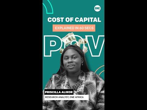 Cost of Capital Explained in 60 seconds
