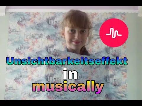 Unsichtbarkeitseffekt für android in musically