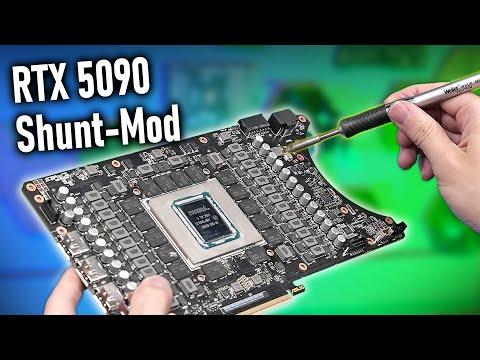Ich habe meine RTX 5090 gemoddet und das Power Limit entfernt