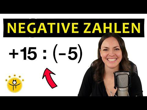 Negative Zahlen multiplizieren und dividieren