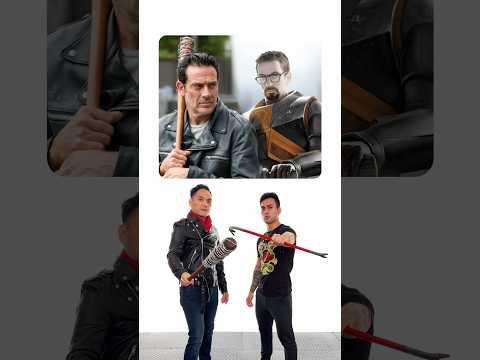 Negan vs Gordon Freeman | Weapon Battle Breakdown #shorts