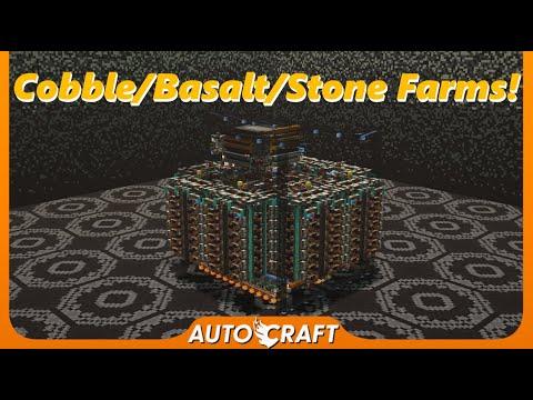 Fast Cobblestone And Basalt Farm! (AutoCraft ep.139)