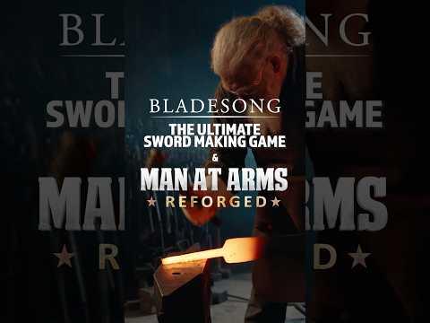 We designed a sword with the creator of Bladesong, then forged a real version on a new Man At Arms!