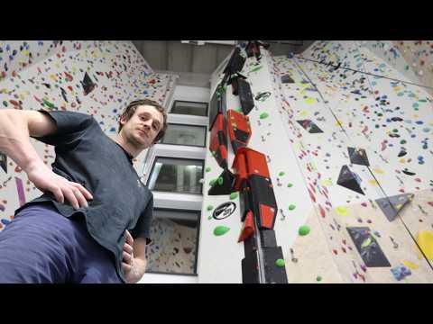 Climbing The Tallest Indoor Crack Climb