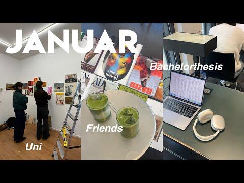 JANUAR IN BERLIN VLOG // Uni, Friends, Ausstellung, Bachelorarbeit