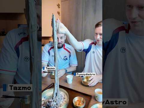 We took Team GBR 🇬🇧 out for some Korean cold noodles! 🍜 #OWWC2026 #overwatch #busan #mukbang