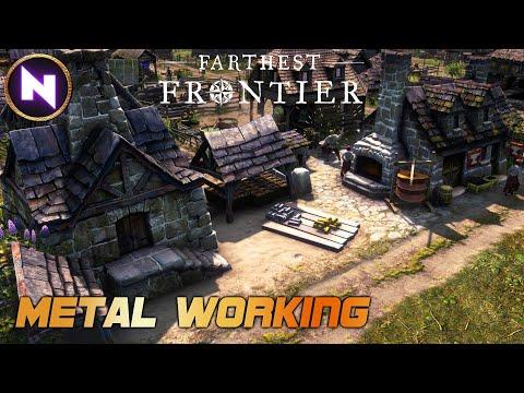 Mining ➡️ Forging ➡️ Smithing ➡️ Tier 3 Town In FARTHEST FRONTIER 1.0 | 04 | Lets Try