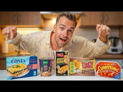 Ich teste die VERRÜCKTESTEN Fertigprodukte aus dem Supermarkt 🤯🤤