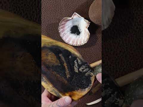 ANCIENT Tattoo Ink Making #primitiveskills #tattoo #tattooing #tattooartist #ancientwisdom #survival