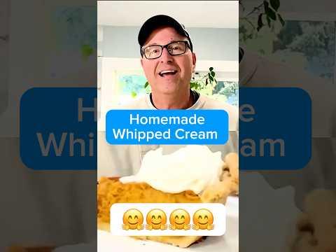 How to Make Whipped Cream + a Dad Joke