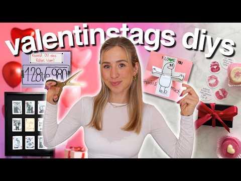 VALENTINSTAGS DIYS 🆘 Unter 10€ Geschenkideen für Freund, Freundin, BFF 🎁 cali kessy