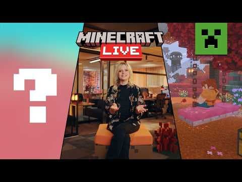 AGNES TALKS MINECRAFT: TODAY & TOMORROW | Minecraft Live – SEPT 2026