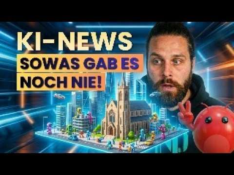 KI-NEWS WAHNSINN: Agenten erschaffen eigene Gesellschaft und Google erschafft neue virtuelle Räume