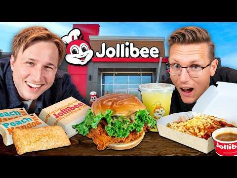 Shayne Topp Eats Jollibee For The First Time