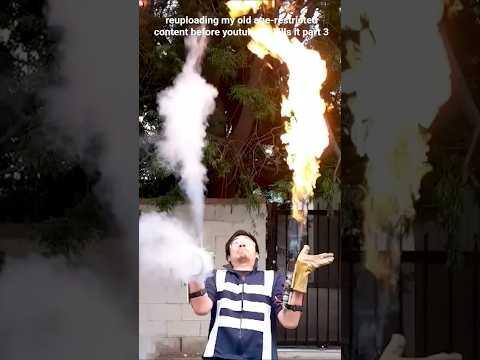 flamethrower + ice thrower gauntlets