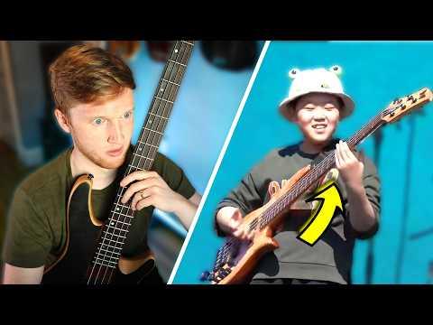 Chinese Kid Plays My IMPOSSIBLE Bass Solo