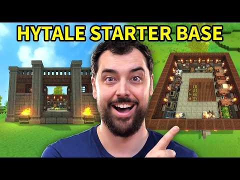 Making our First Base in Hytale!