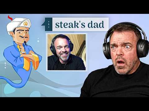 Showing my DAD the AKINATOR..
