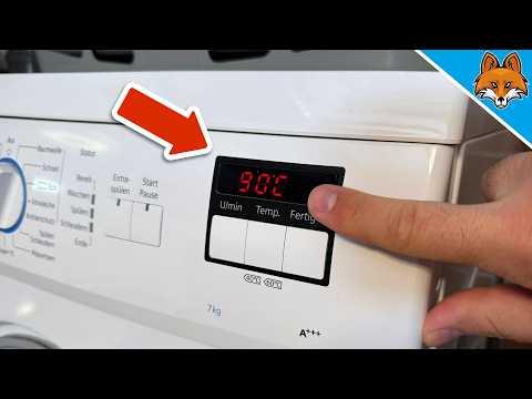Waschmaschine OHNE WÄSCHE bei 90 Grad laufen lassen💥(DAS ist der Grund)🤯