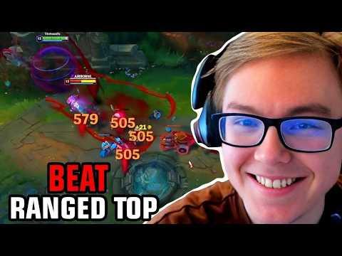 TheBausffs shows How to WIN against CHALLENGER RANGED TOP LANE with SION