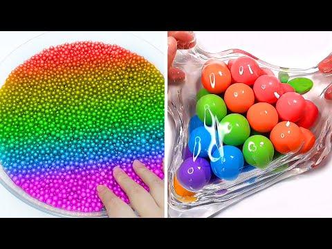 1 Hour Of Oddly Satisfying Slime Videos ASMR - Relaxing When Stressed Or Sleepy